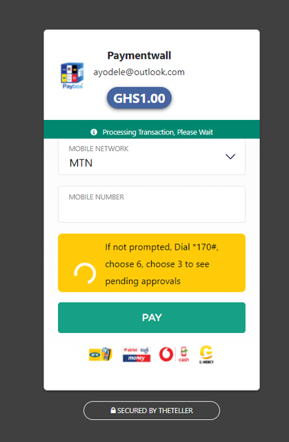 Mobile Money Ghana fill numbers